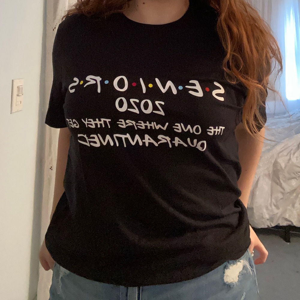 2020 Grads Friends T-Shirt Size L